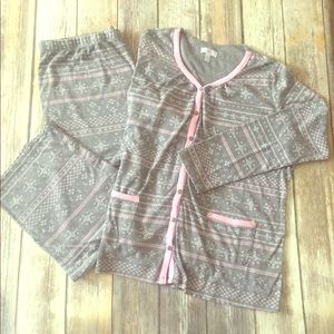 Women’s Secret Treasure Long Sleeve Pajamas Sz XL